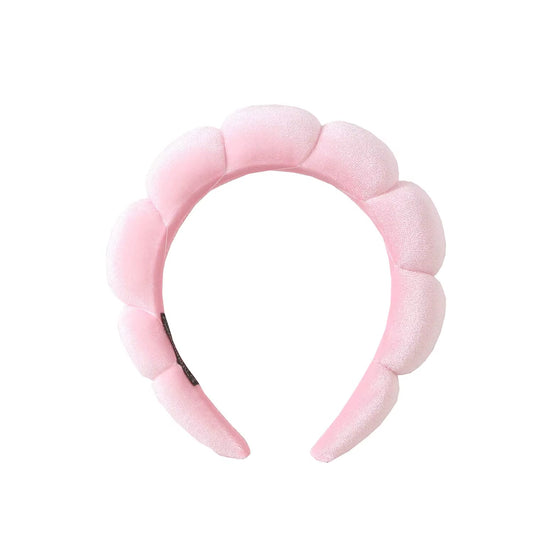 Spa Puffy Headband for Women - Sponge Headbands for Skincare, Face Washing, Makeup Removal, Shower, Hair Accessories